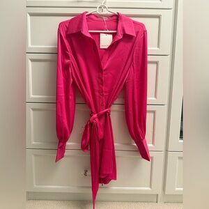 Vici button down dress NWT